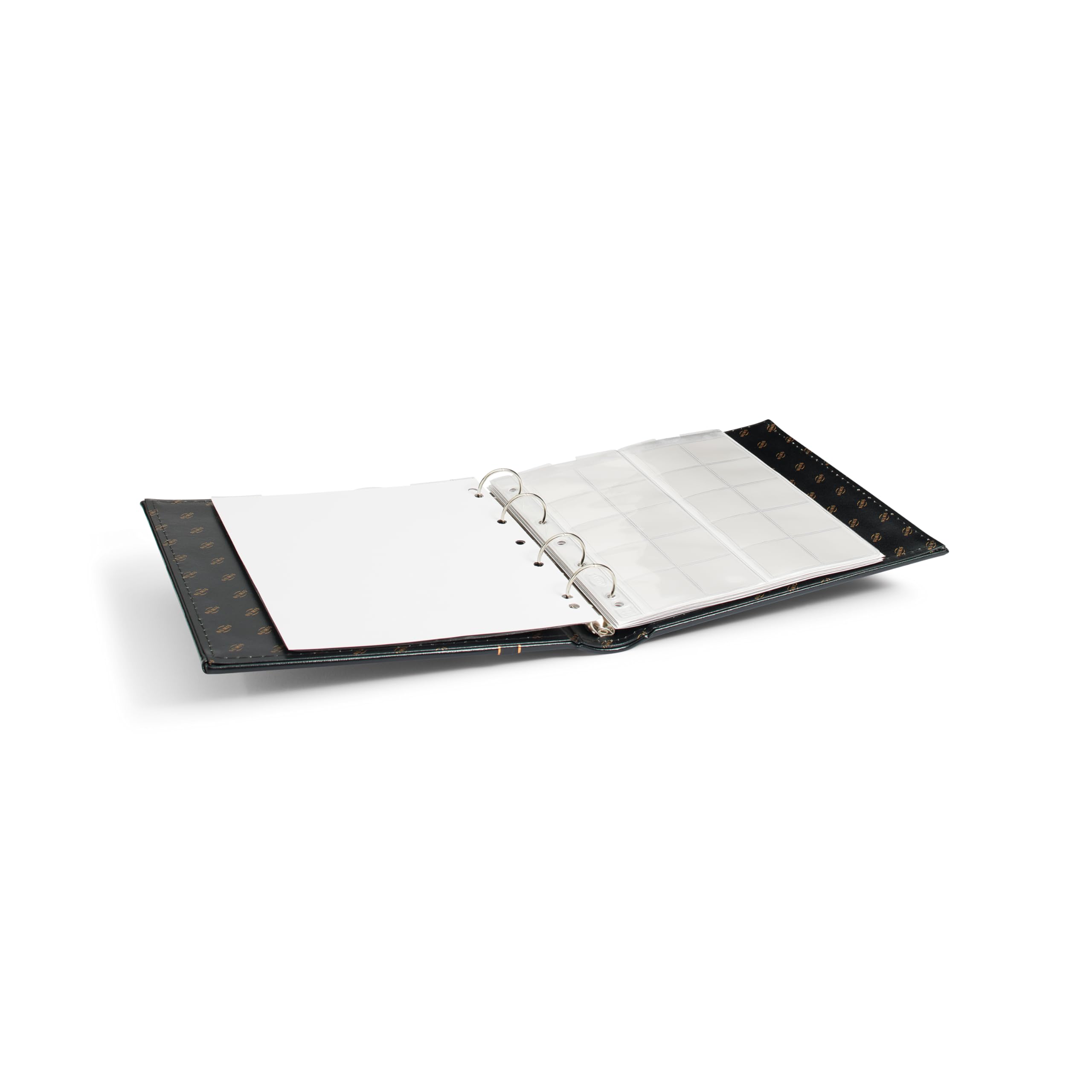 Leuchtturm 373480 Numis Album für Pressed Pennies - inkl. 5 Hüllen und Schutzkassette, 4-Ring-Mechanik, 235 x 240 x 60 mm