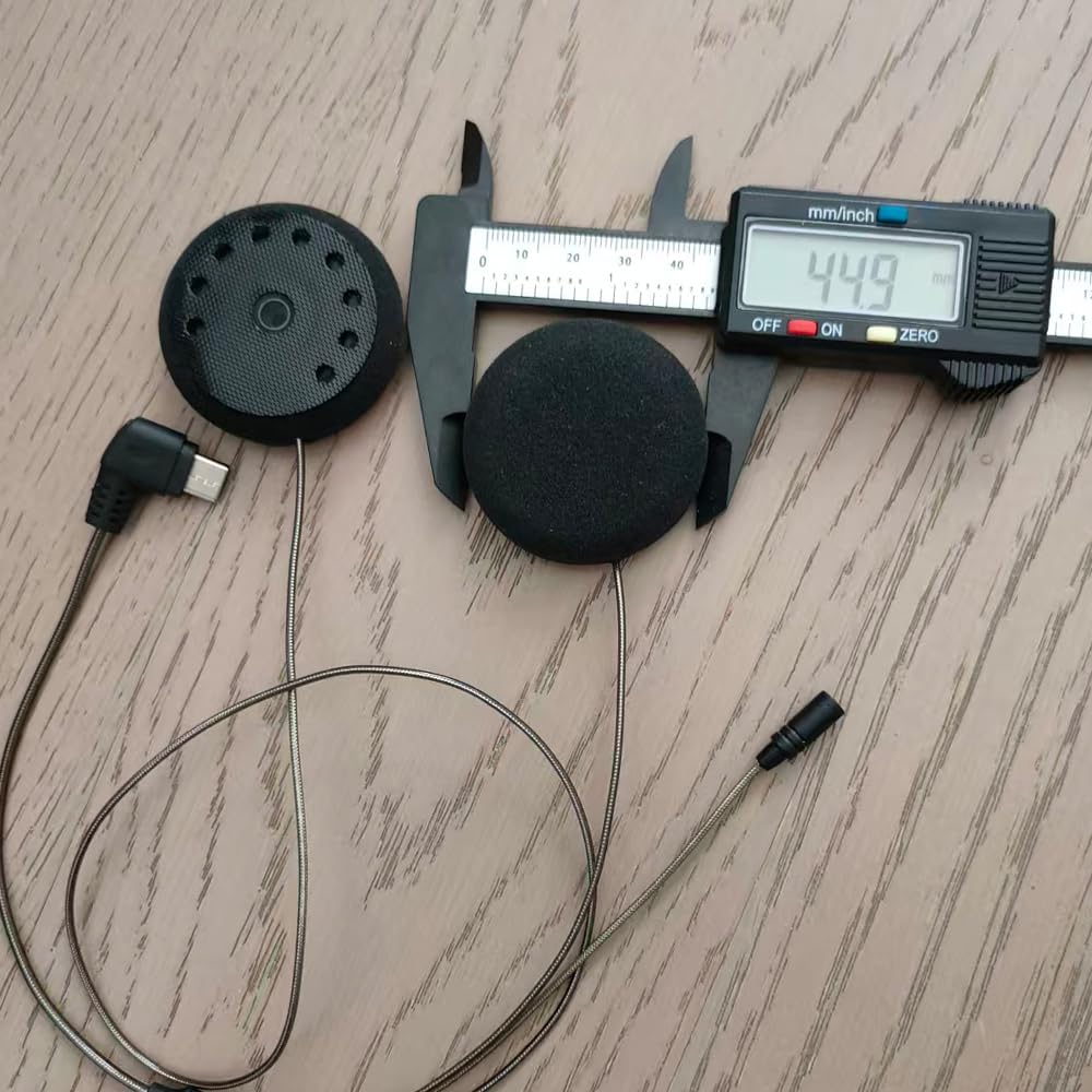 Altoparlante per casco da 45 mm, con microfono, compatibile con LEXIN G4 G2 G16 B4FM