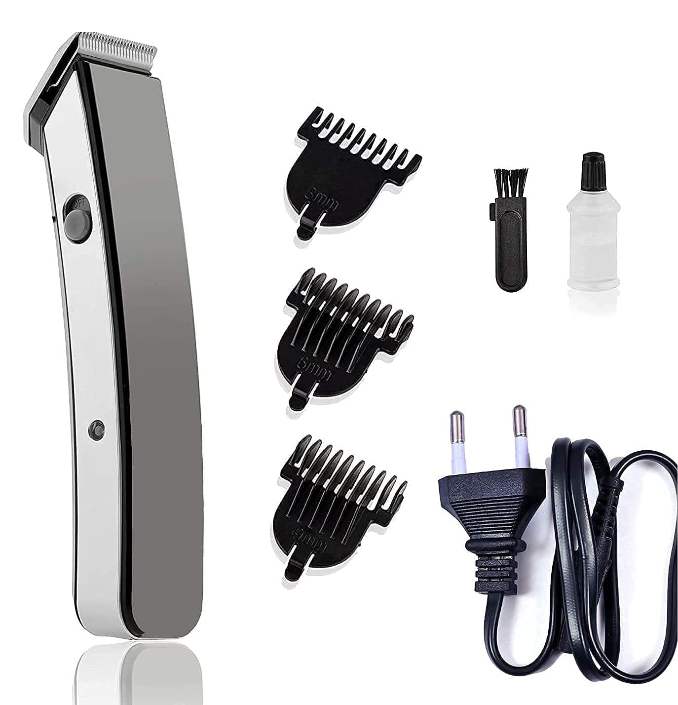 WOLTAX Rechargeable Cordless Men Trimmer Shaver Machine for Beard & Hair Styling with 3 Extra Clips | Hair Clipper for Men & Boys | Multi-color | Pack of 1