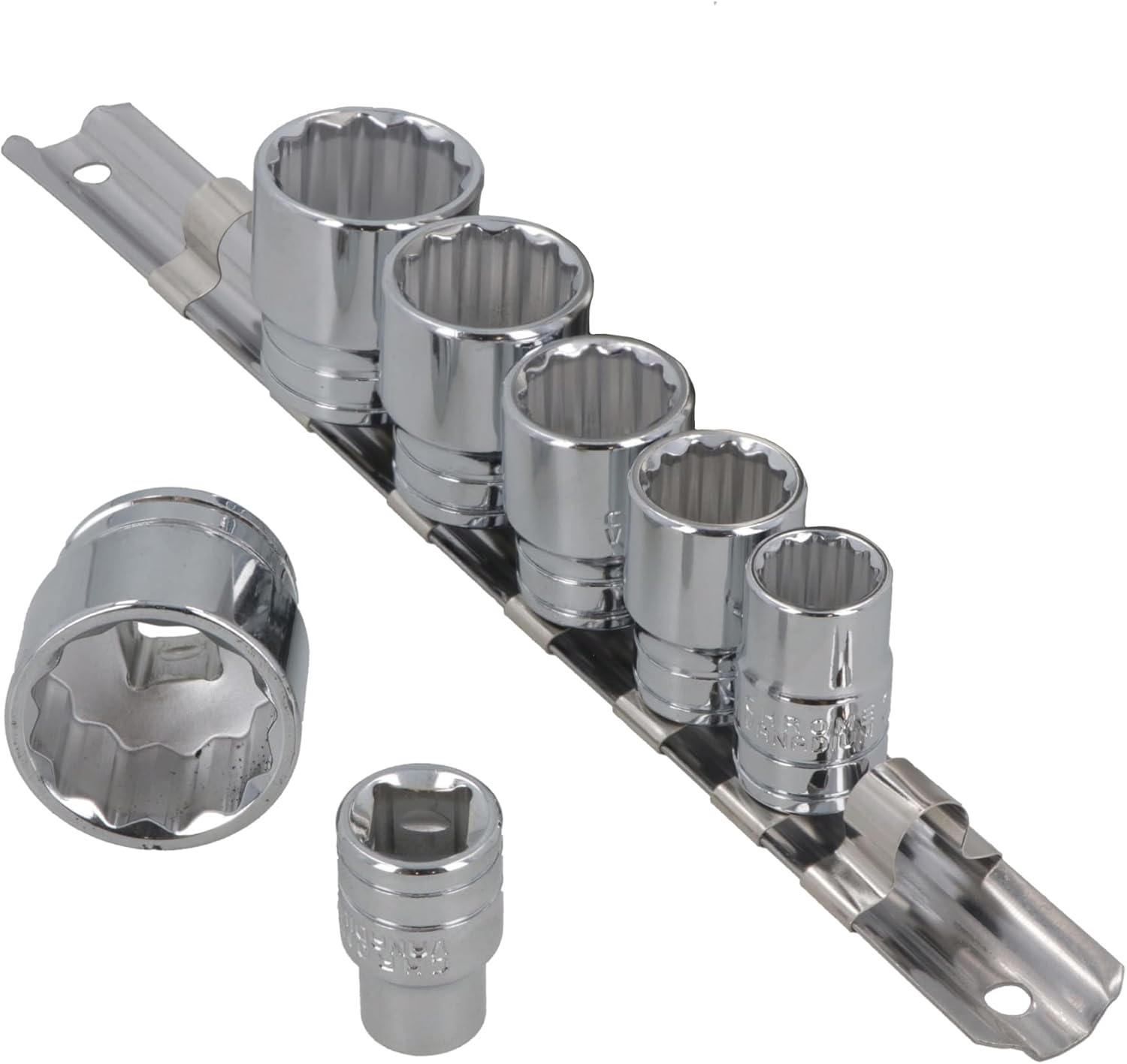 Whitworth BSF BSW 3/8" Drive Shallow And Deep Sockets 14pc 12 Sided Bi-Hex