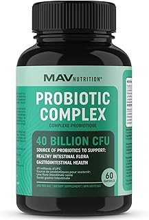 Probiotics 40 Billion CFU | Shelf Stable, No Refrigeration | Probiotic Complex for Women & Men | Immune Health, Enzyme Balance, Bloating Relief & Gut Support Supplement | Gluten-Free | 60 Capsules