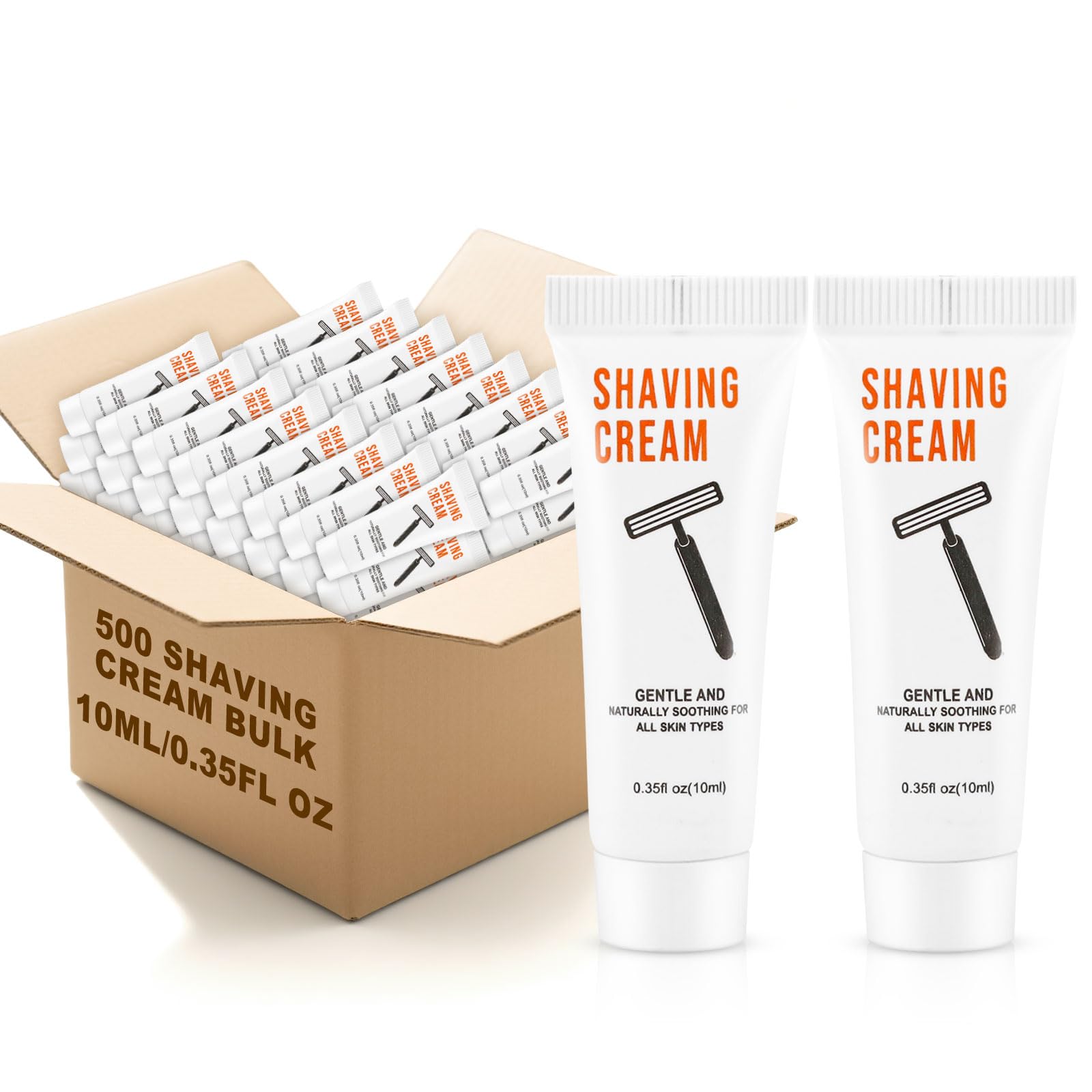 500 Shaving Cream Bulk Travel 10ml 0 35fl oz Disposable Shaving Cream in Bulk Travel Shave Cream for
