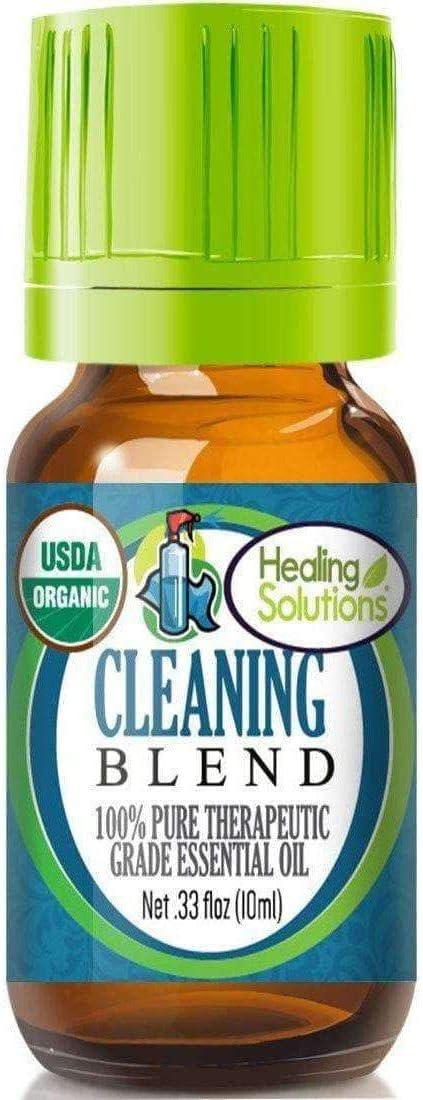 Healing SolutionsOils Blends 10ml - Cleaning Blend Essential Oil - 0.33 Fluid Ounces