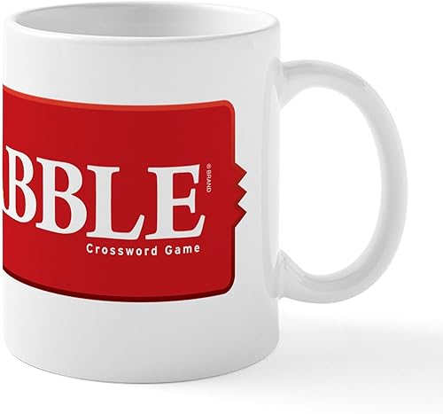 Miniatura 54 de CafePress Scrabble Champion - Taza de café de cerámica (11.0 fl oz) 2-Blanco/Negro Interior - Scrabble Champion,Blanco - Logo,Blanco - Logo