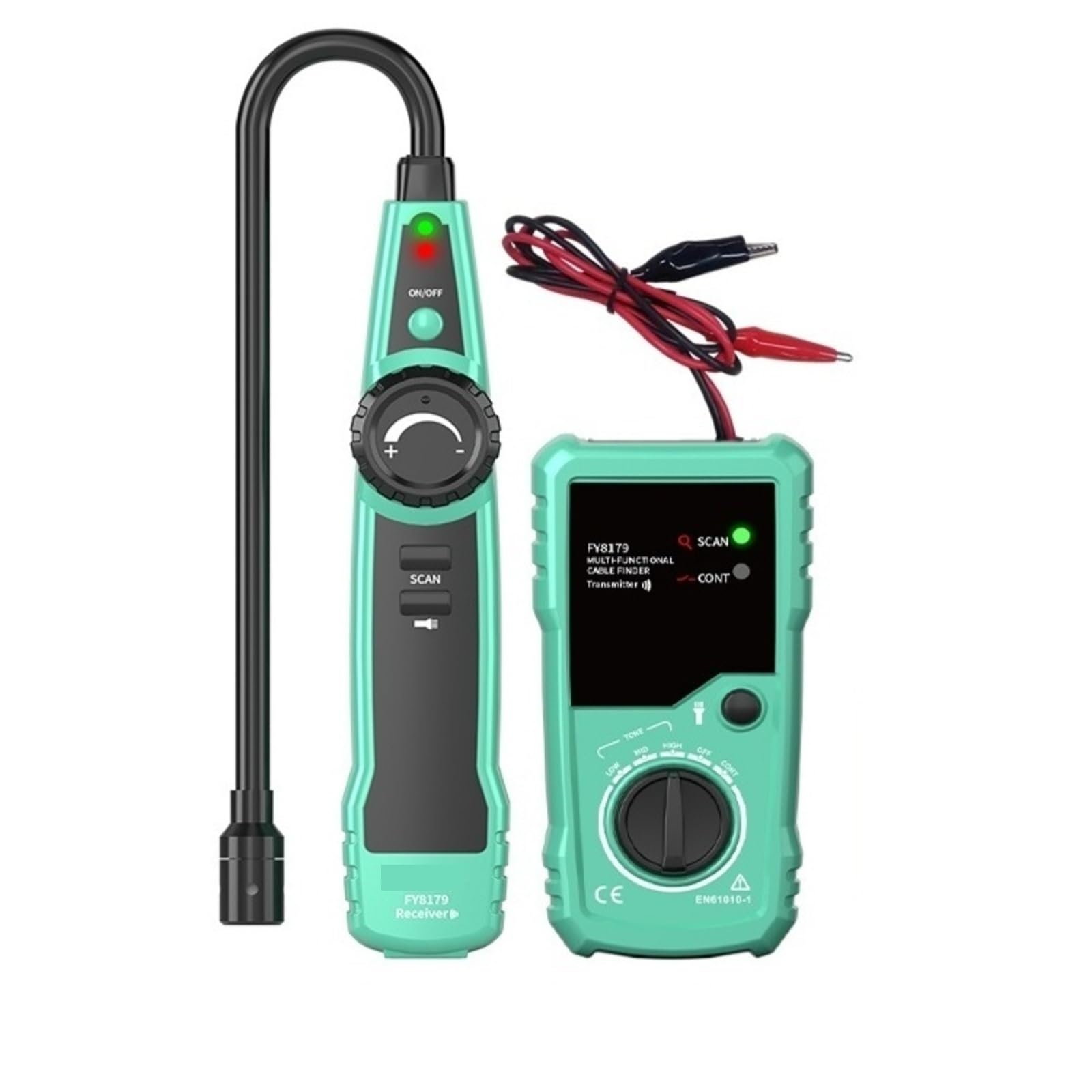 Netzwerkkabeltester, Professioneller unterirdischer Kabeldetektor, Netzwerk, Telefon, verdeckter Kabelsucher, Tiefe 2 m, Reichweite 3000,für Netzwerkkabel