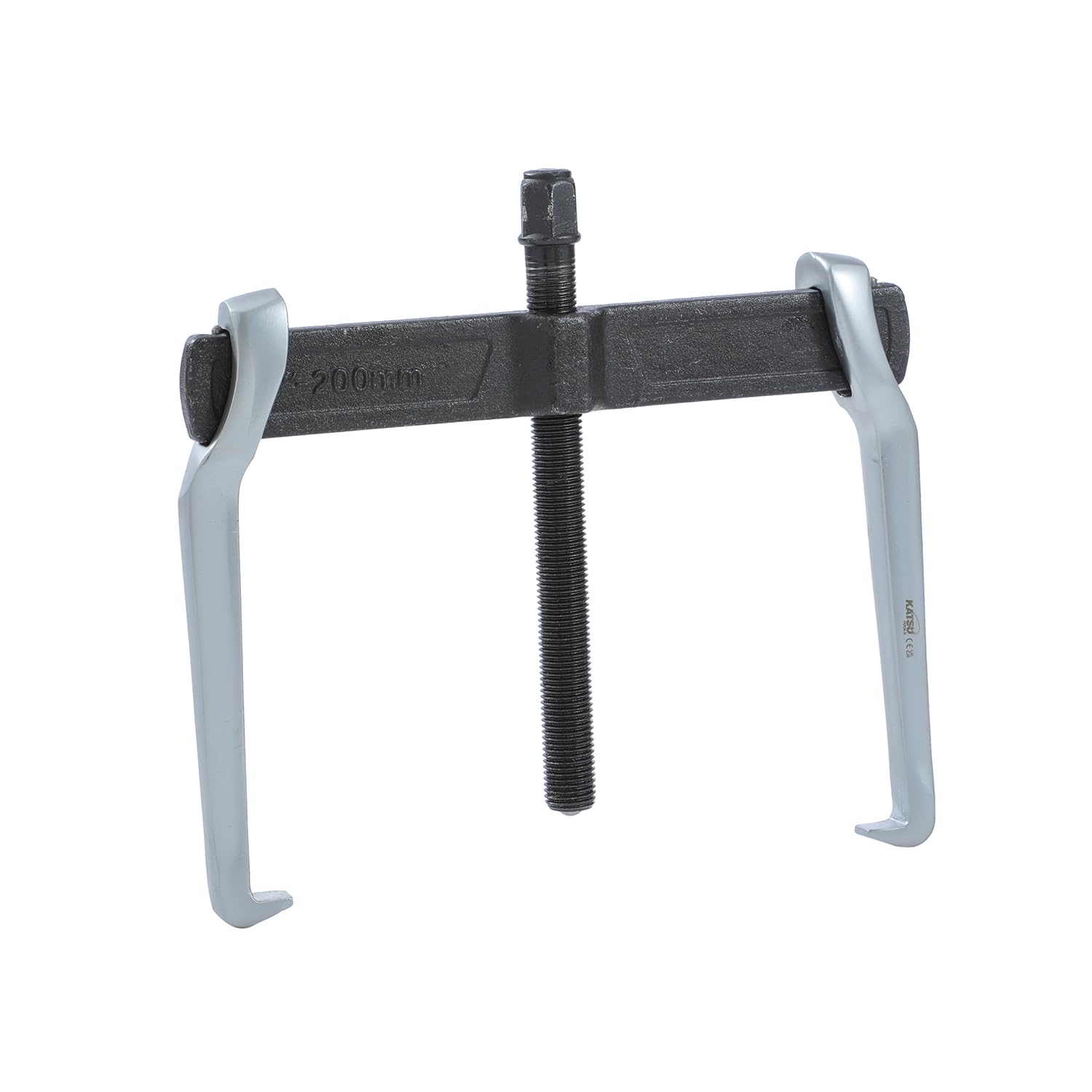 KATSU Tools Extractor de Rodamientos de 2 Garras 8", CR-V, Ajustable, Herramienta de Extracción de Poleas, Volantes, Rodamientos para Coche y Moto