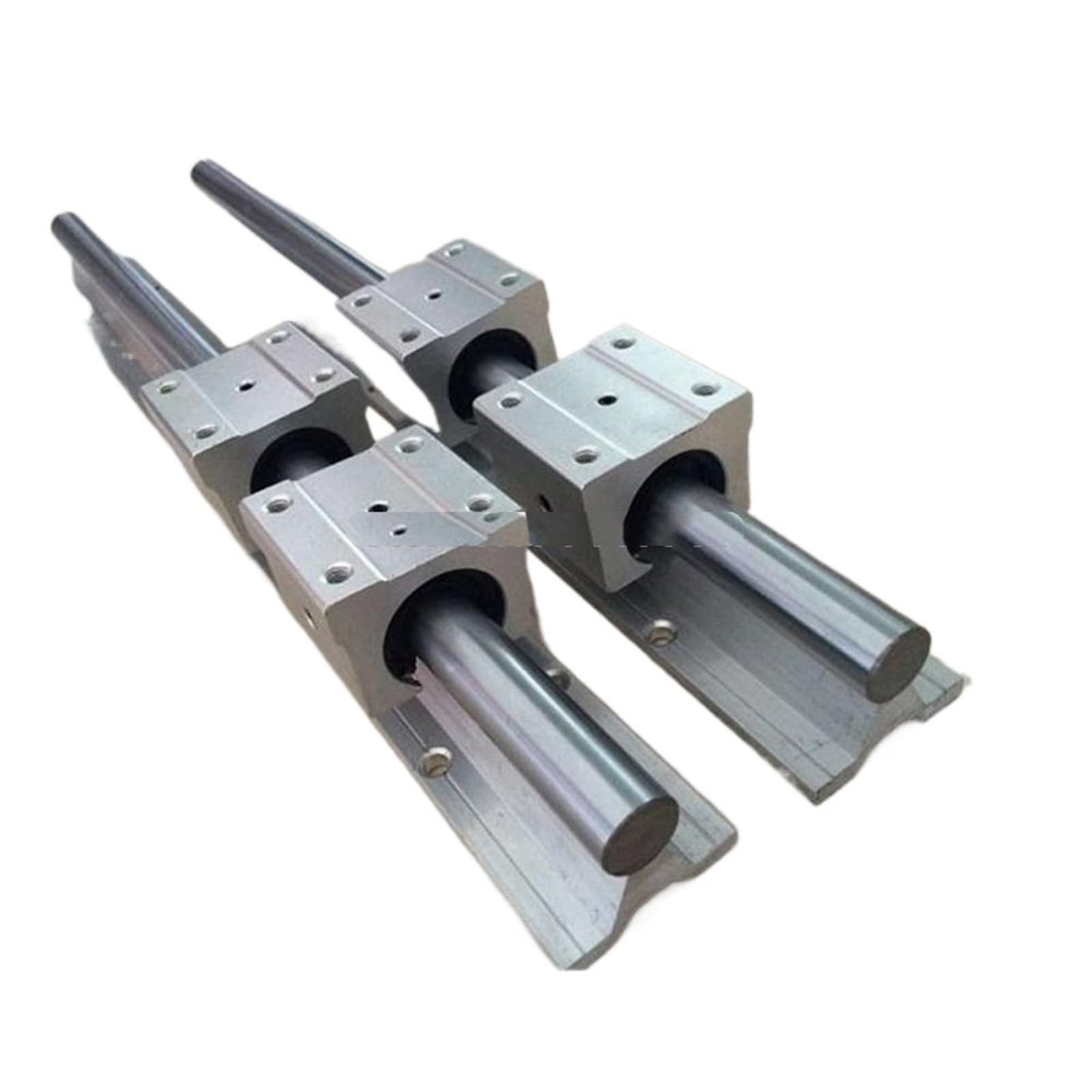 Metal Ball Screw nut end Processing 6 Sets Linear Guide Rail SBR20-400/1000/1500mm + Ball Screw SFU1605-450/1050/1550 + BK/BF12 + Nut Housing