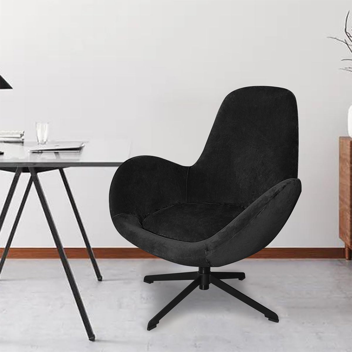 Schonbezug Für Drehsessel Mit Armlehnen - Stretchbezug Für Wohnzimmer Und Büro