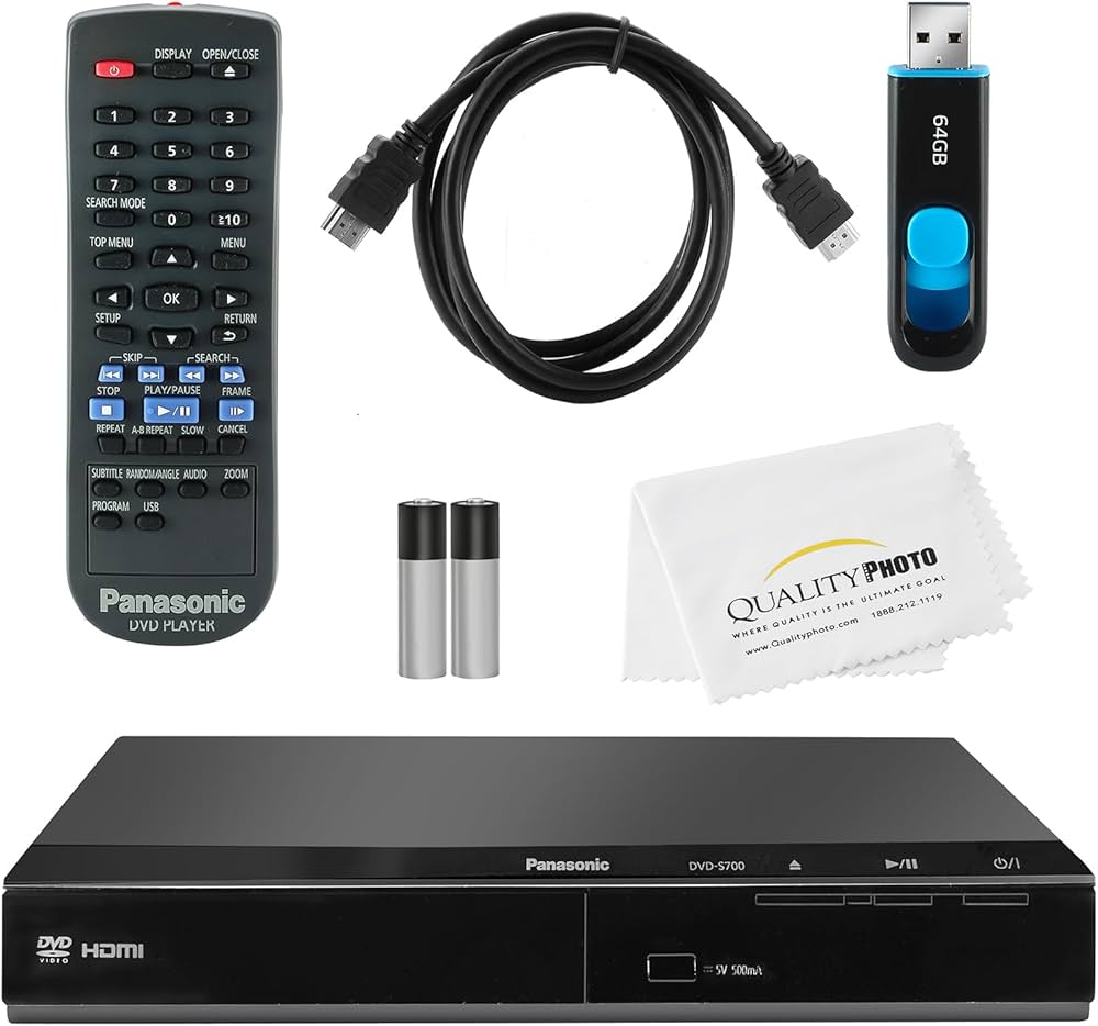 Amazon.com: Panasonic DVD Player DVD-S700 + Remote Control + High