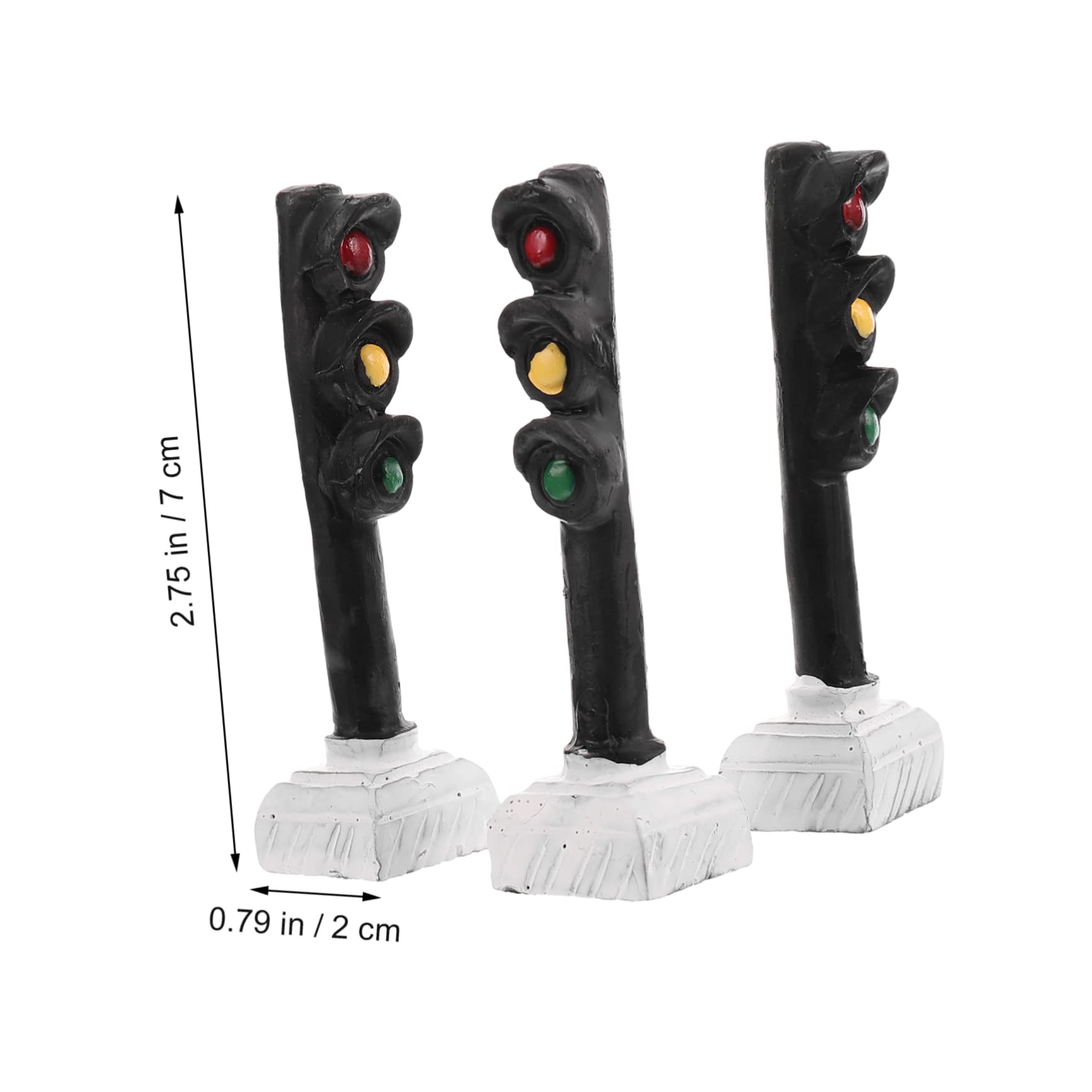Abaodam 2sets Traffic Light Collection for Office Decorative Stop Light Toy 3pcs*2