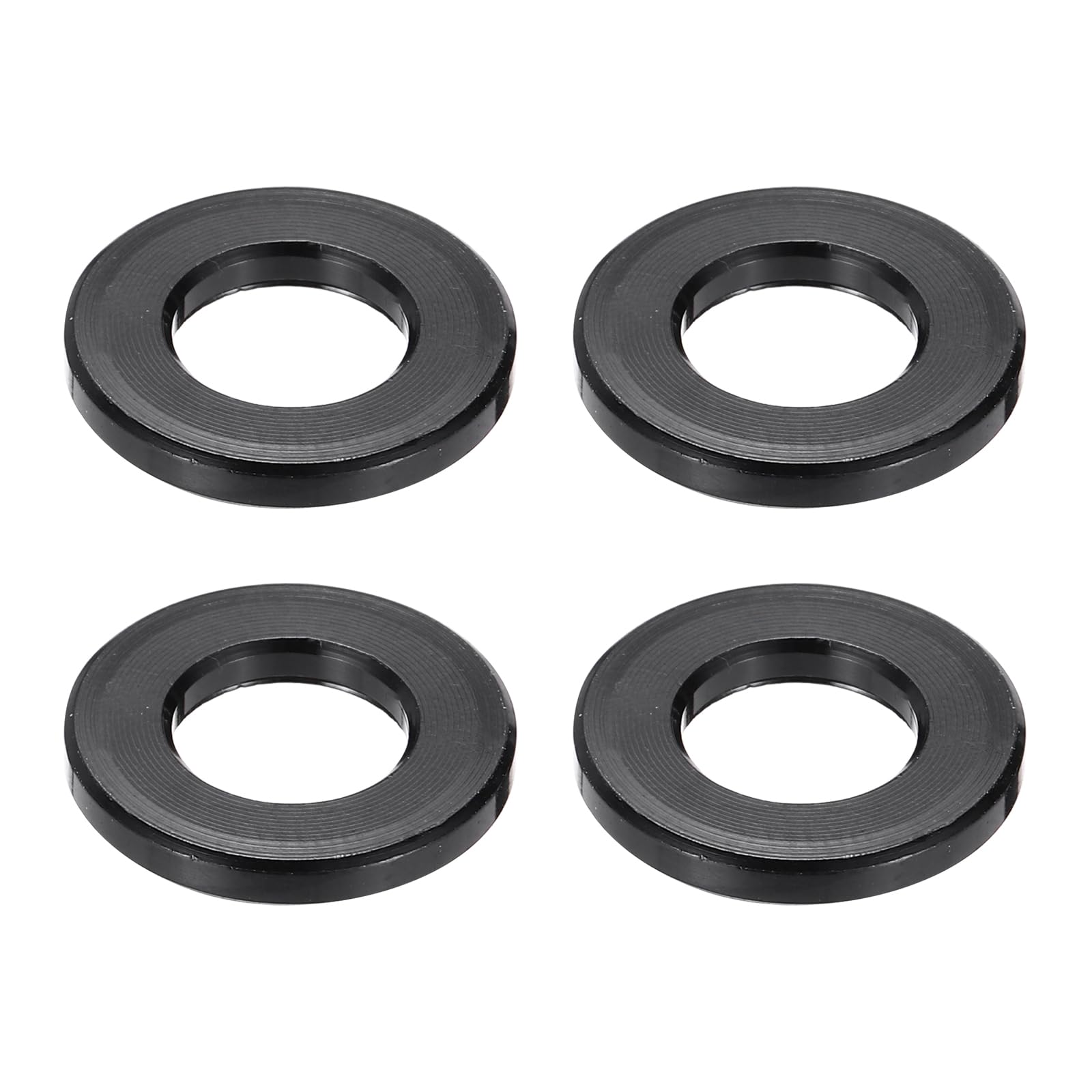 PATIKIL 4pcs M6 Aluminium Spacers, 1/4" ID x 1/2" OD Round Standoff Spacer, Unthreaded Metal Spacers for 1/4" M6 Screws Bolts