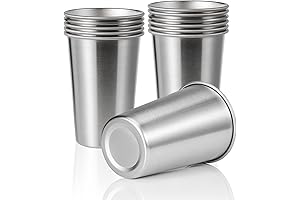 12 Pack 16oz Stainless Steel Pint Cup: Your Ultimate Companion for Refreshment