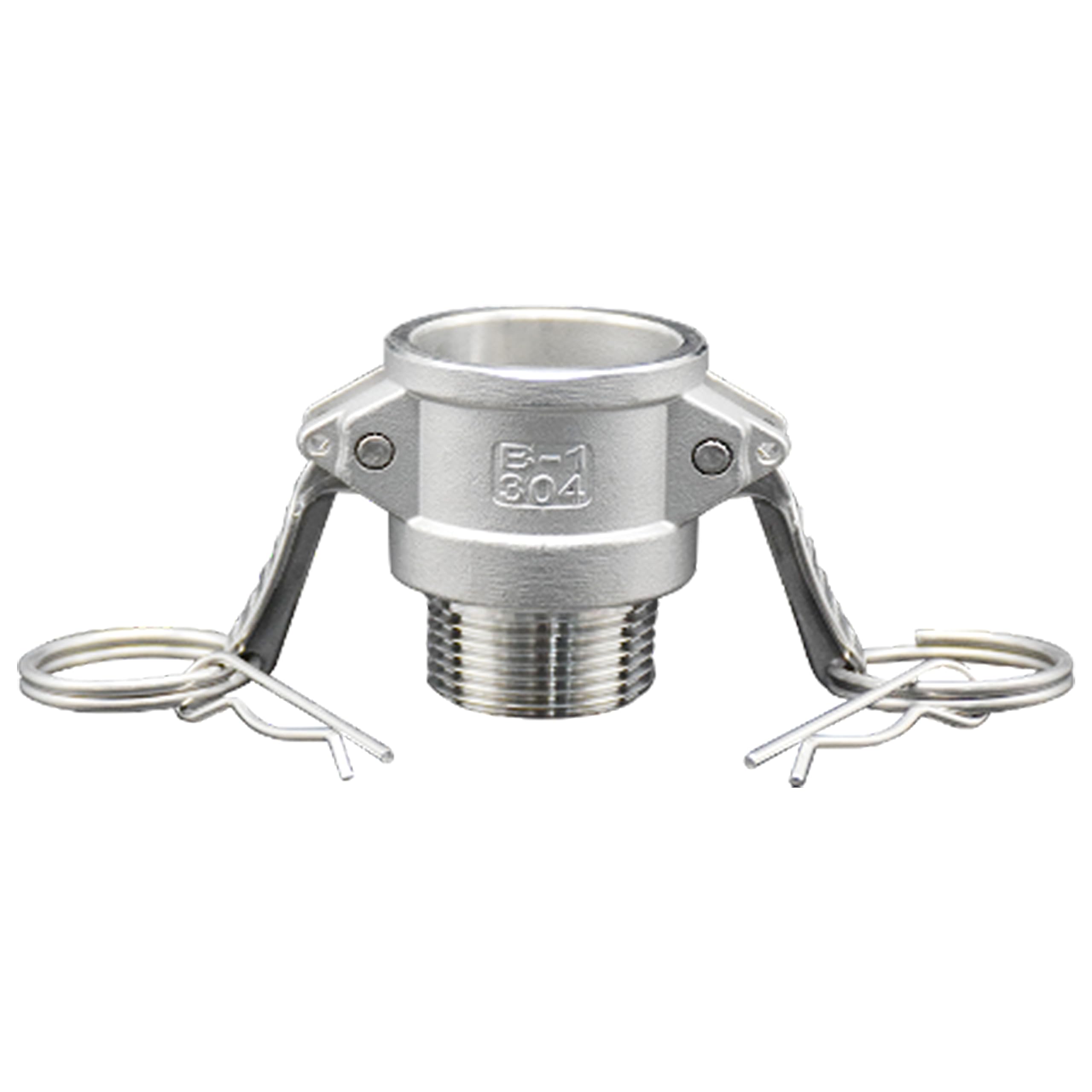 Stainless Steel SS316 Coupler Adapter Hose Tail Fitting DNA PACKAGING LTD (1/2" Male Coupler Type B)