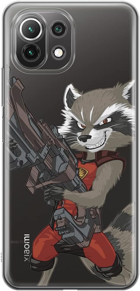ERT GROUP Mobile Phone Case for Xiaomi 11 Lite 4G/5G Original and Officially Licensed Marvel Pattern Guardians of The Galaxy 015, TPU Case