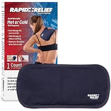 Rapid Relief Hot or Cold Gel Compress, 5x11 Ice Pack for Pain Relief Injury