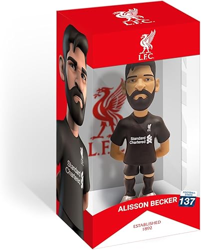Vista 20 de MINIX COLLECTIBLE FIGURINES Mohamed Salah, oficial de Liverpool, figura deportiva coleccionable de 4.7 in, regalo único de fútbol para todas