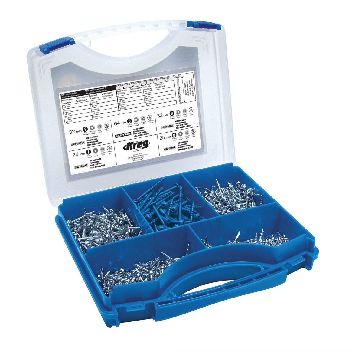 Kreg Set di viti da taglio 675 pezzi