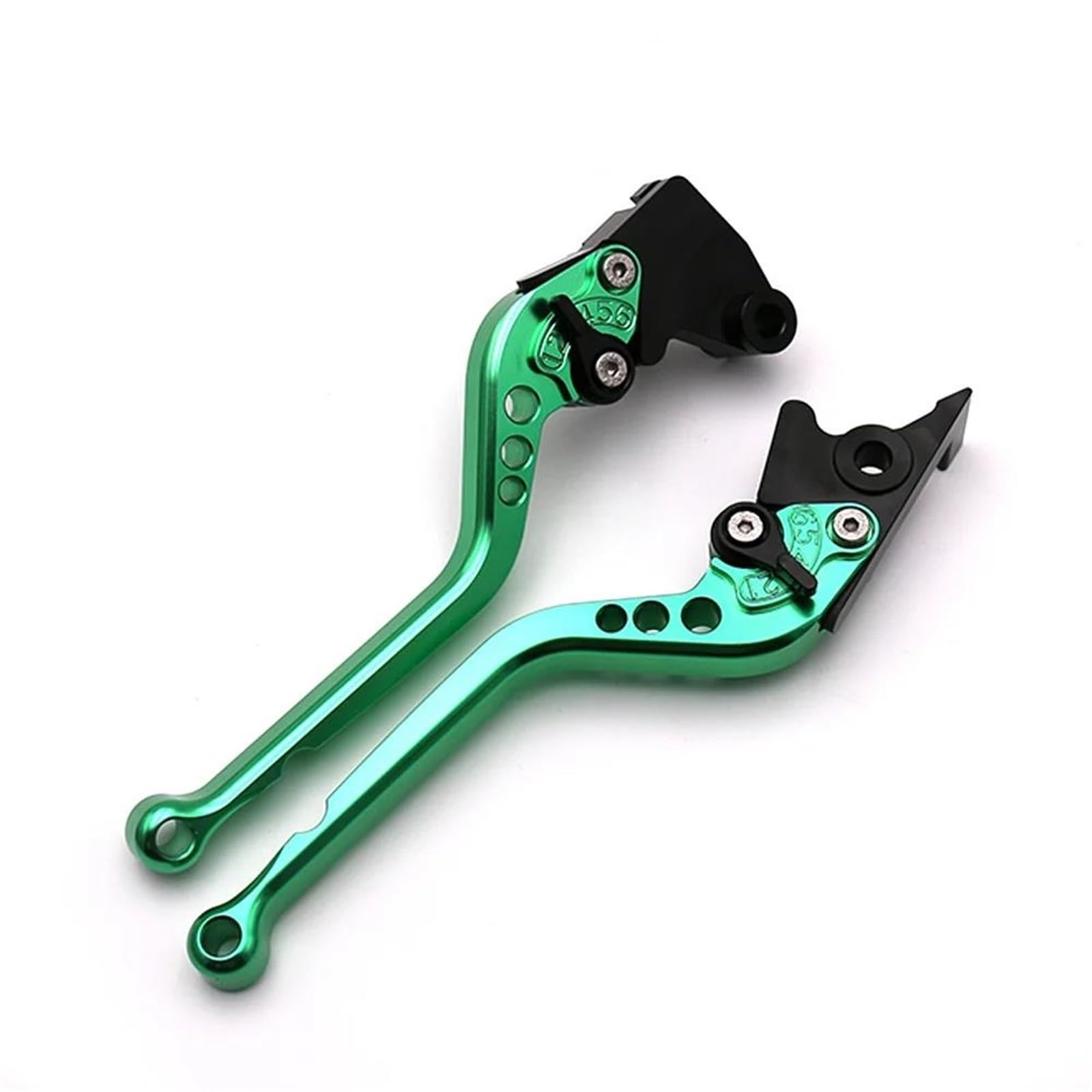 OIAJDSAD for Kawasaki for Ninja 636 ZX-6R ZX6R ZX636 ZX-636 ZX636R ZX-636R ZX6RR ZX-6RR 2005 2006 Motorcycle Long Short Brake Clutch Levers Motorcycle levers Clutch(B Long Blue)