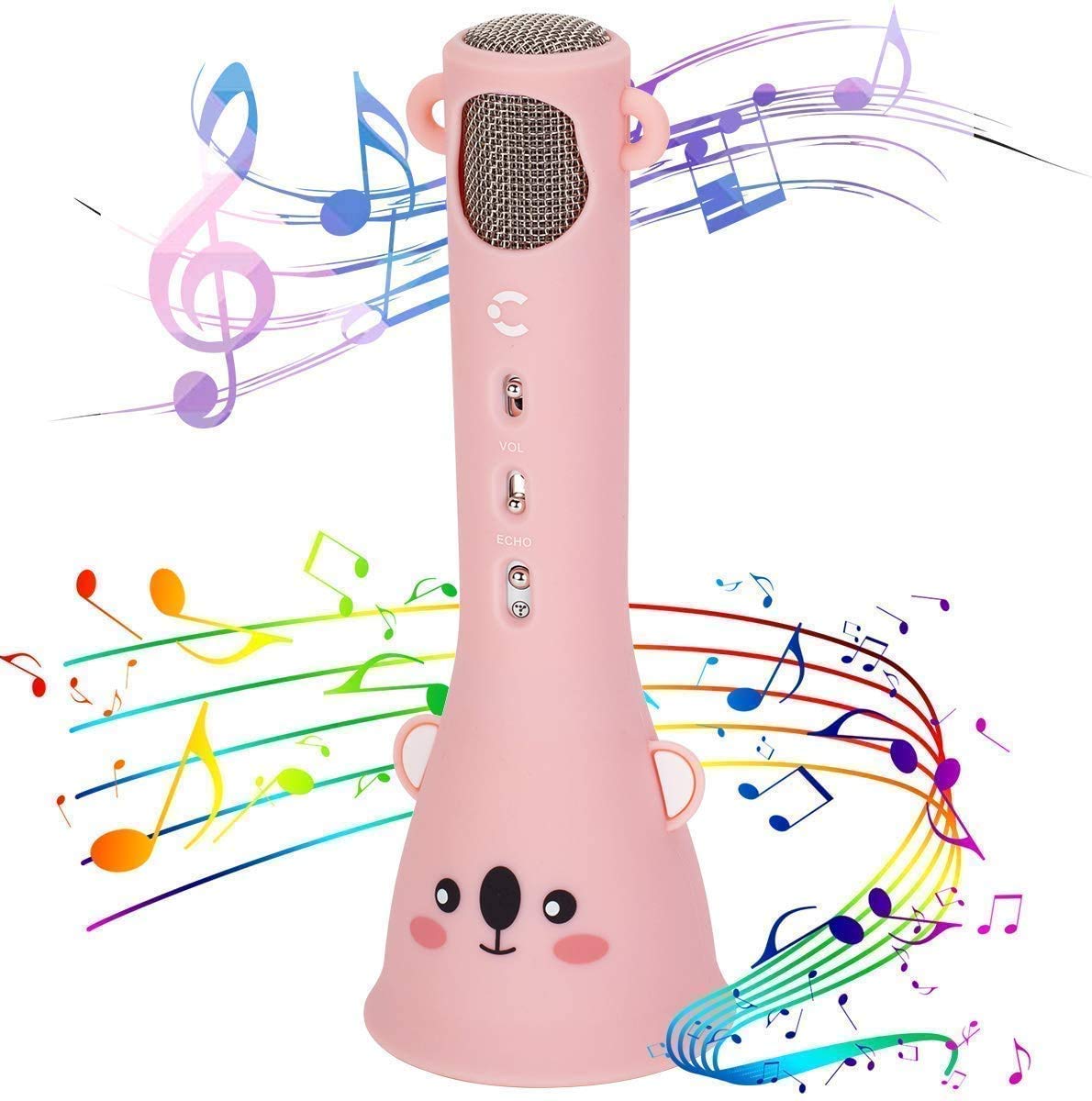 Karaoke Microphone for Kids, Cosy Life Kids Microphones for Singing and Story Telling Bluetooth Microphone Kids Microphone with Speaker Wireless Echo Voice Recording
