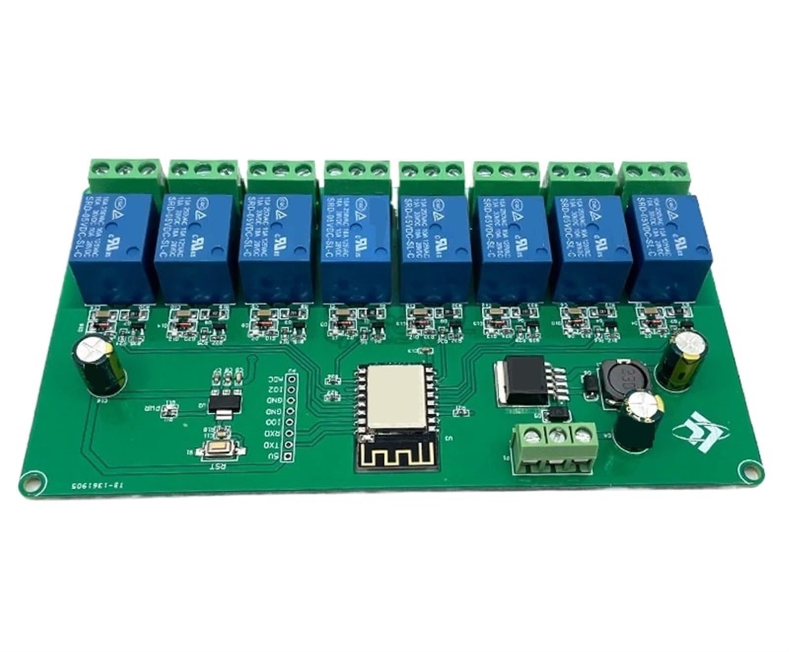 Carte de développement de Relais 8 canaux WiFi ESP8266 / ESP32 ESP-12F / ESP32 DC5V / 7-28V(5V 7-28V ESP8266)