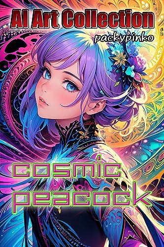 AI Art Collection cosmic peacock