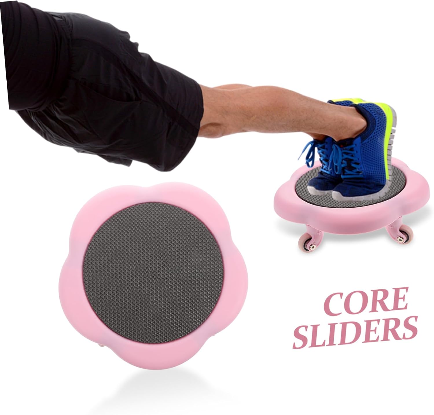 Abdominal Muscle Wheel Fitness Twisting Board Core Trainer Flower Gliding Discs for Core Strengthening and Ab Sculpting Machine for Calisthenics and Sliders Training