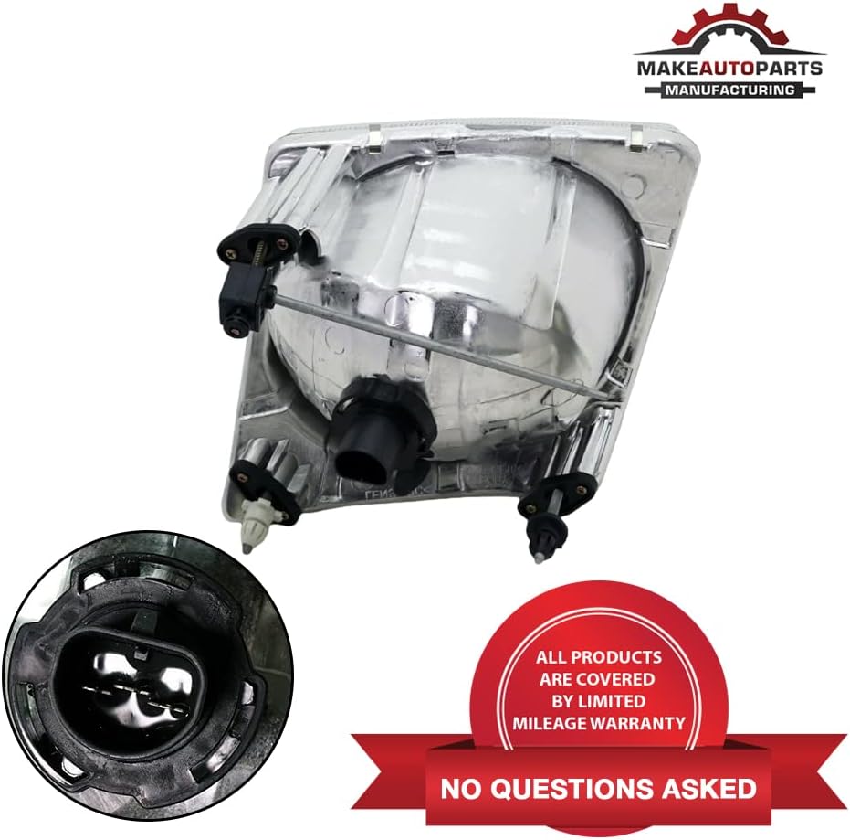 Set of 2 Headlight Headlamp Assembly Clear Lens Halogen Left & Right Side For Ford Explorer Sport 2001-2002 & For Explorer Sport Trac 2001-2005 - FO2502170 FO2503170