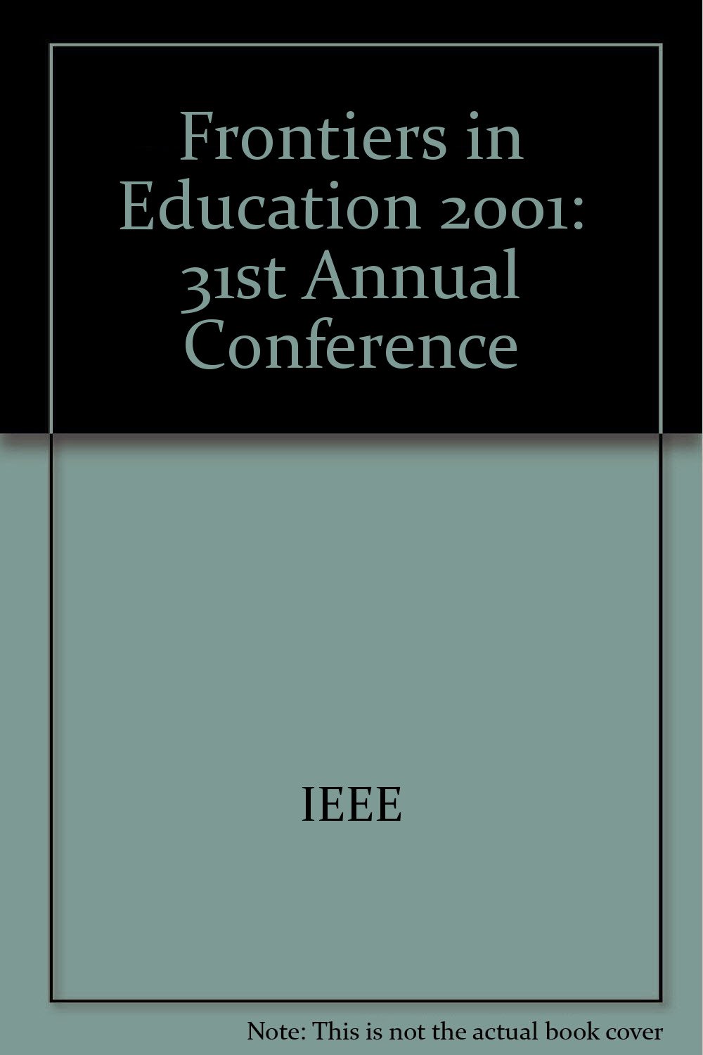 Buy 31st Annual Conference (Frontiers in Education) — BookShops.in