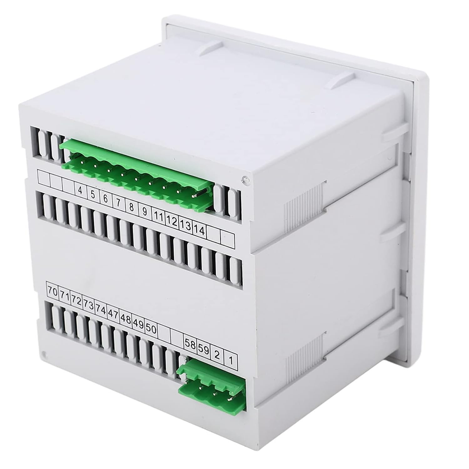 Rear view of the Agatige 96-UIF Multi-Function Meter showing terminal blocks