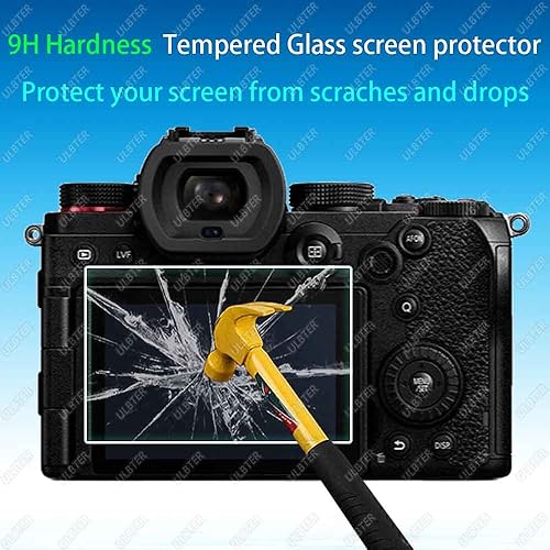 Miniatura 3 de ULBTER Protector de pantalla para Panasonic LUMIX S5II S5IIX S5  S5 II s5 IIX y cubierta para zapatos calientes de 0.012 in, dureza 9H, vidrio
