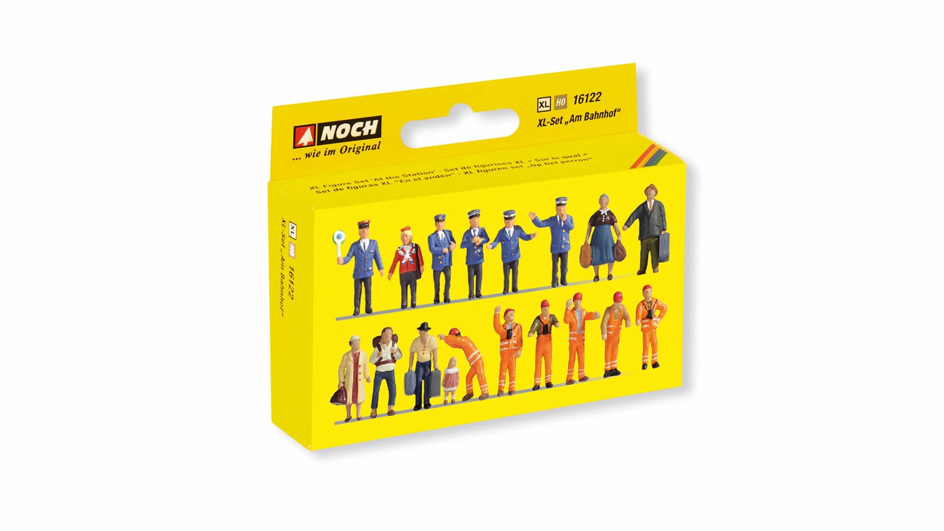 Noch At the Station XL Figure Set HO Gauge N16122, Multicolored, H0 (1:87) - Image 2