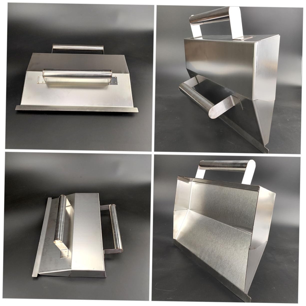 EXCEART Cazzuola per Intonaco in Acciaio Inox, Alta Resistenza alle Crepe, per Finitura del Calcestruzzo e Stuccatura Pareti Interne