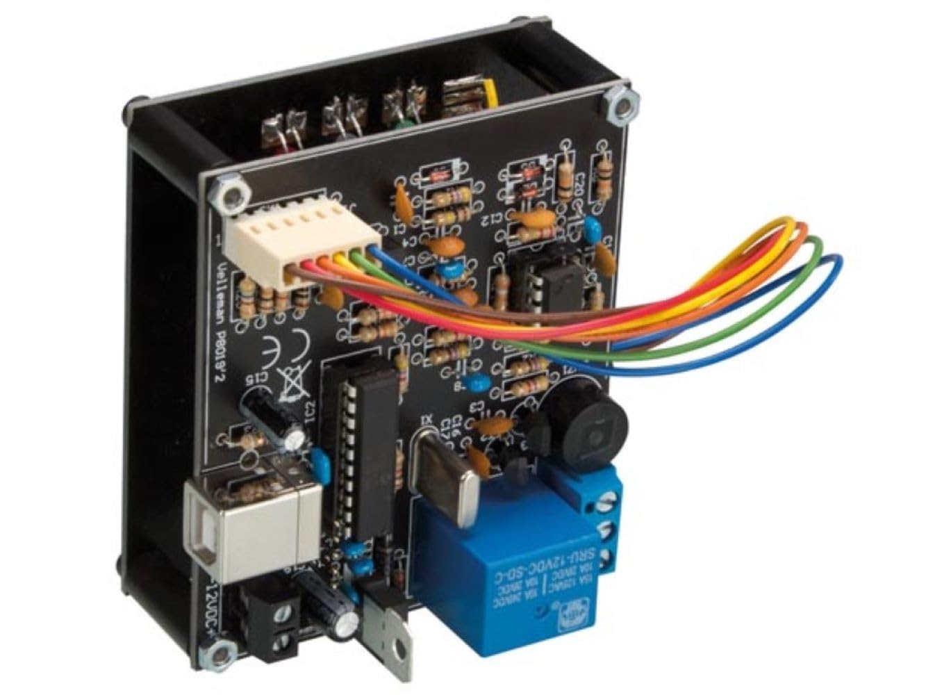 Whadda Kit di saldatura, fai da te, lettore di tessere di prossimità con interfaccia USB, programmabile fino a 250 badge, RFID