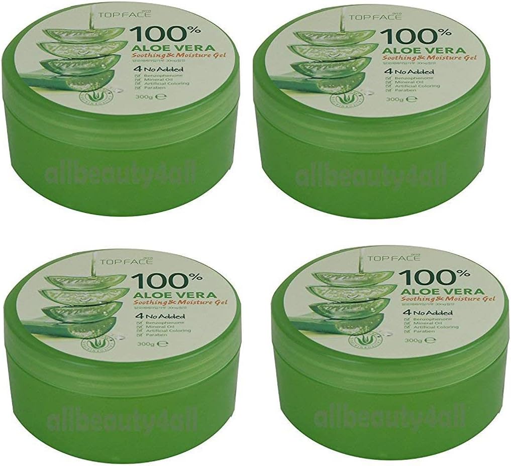 MYSEXY [4 pack] 100% Aloe Vera Soothing & Moisture Gel (Made in Korea)