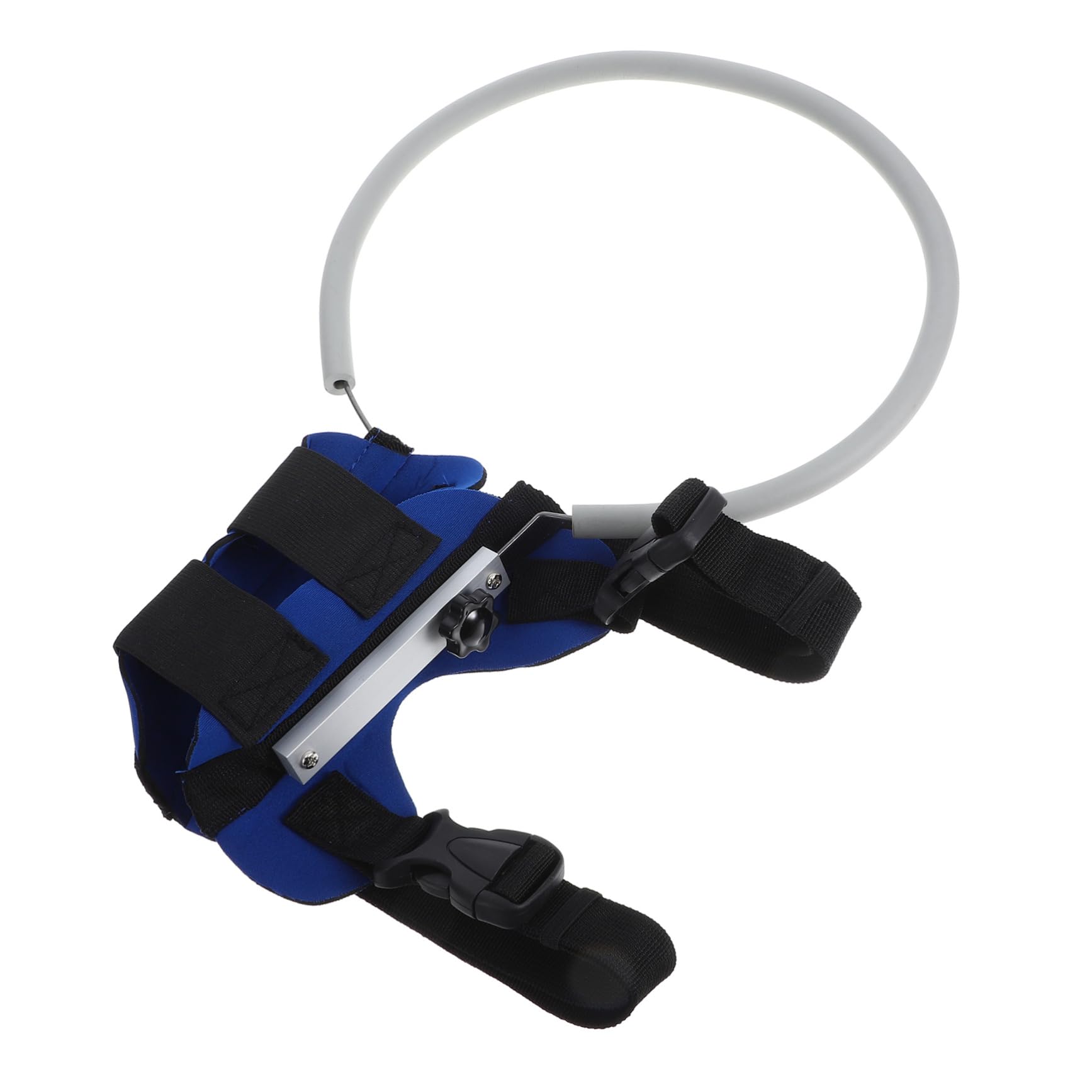 Harnais pour chien anti-collision collier chien aveugle polyester bleu