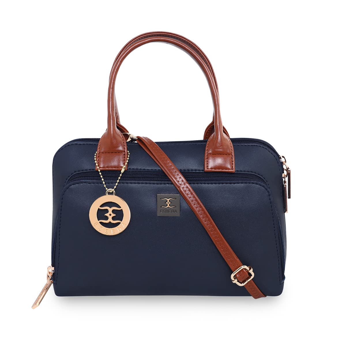 ESBEDA Blue Color Solid Pattern Fancy Designer Handbag For Women (B09Q57RNPC) Amazon Price History, Amazon Price Tracker