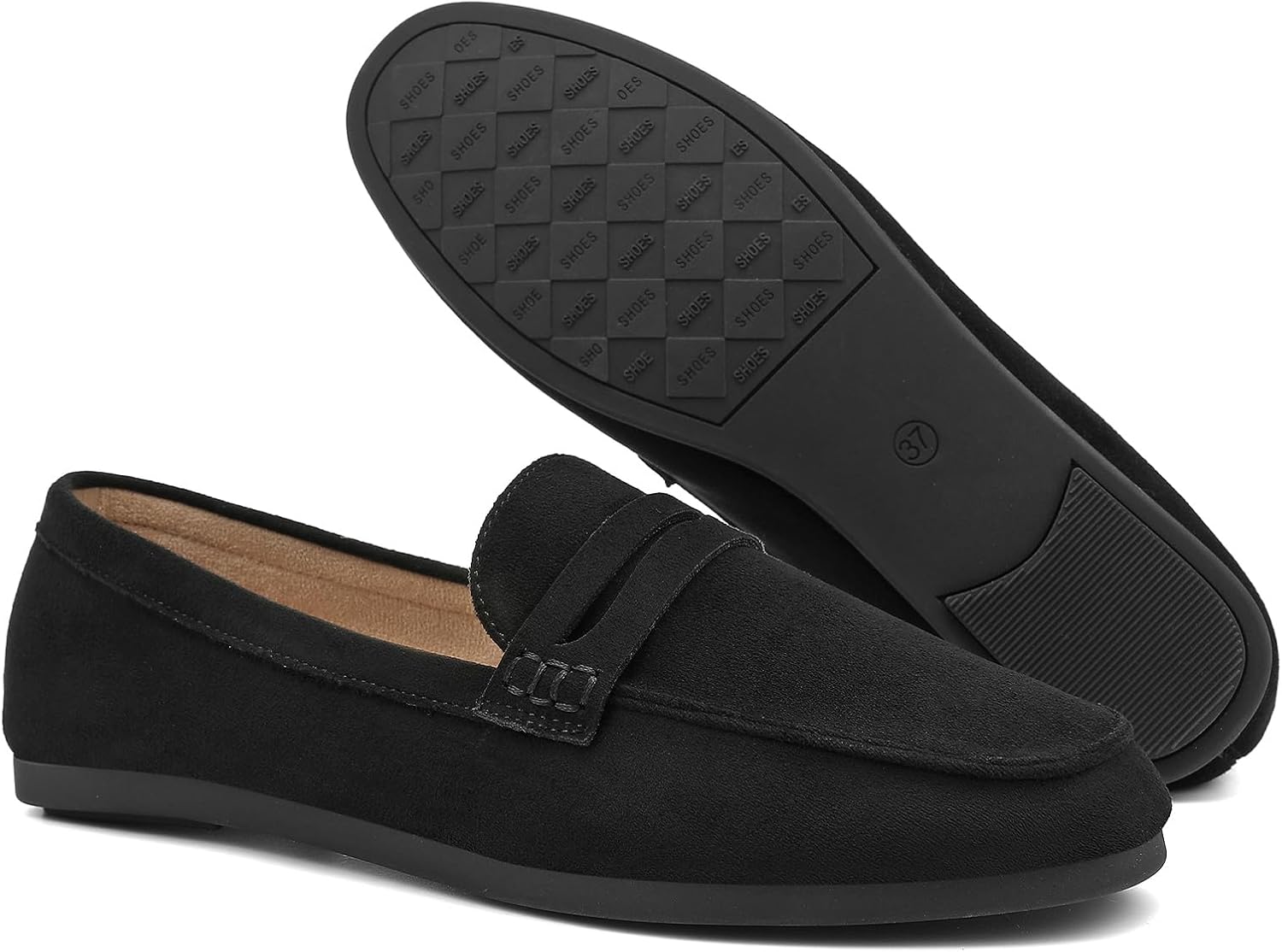 UBFEN Womens Penny Loafers Comfortable Lightweight Walking Flats Slip On Spring Fall Shoes for Work and Leisure - Image 3