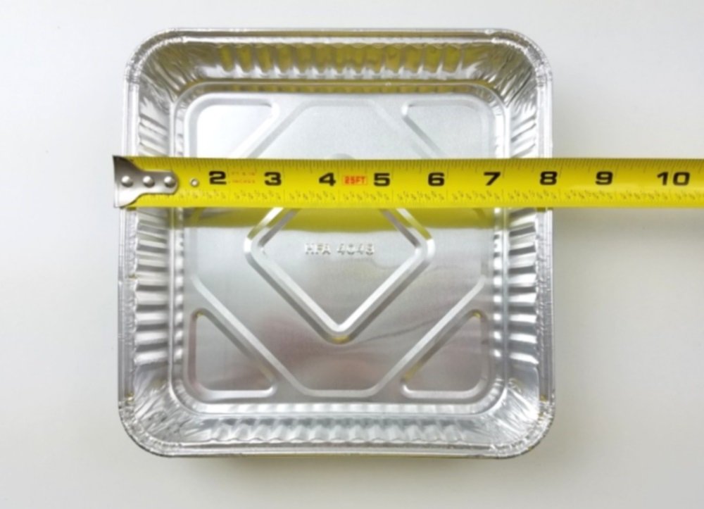 Handi-Foil Square Aluminum Foil Cake Pan w/Clear Dome Lid - Disposable Pans (Pack of 50 Sets)
