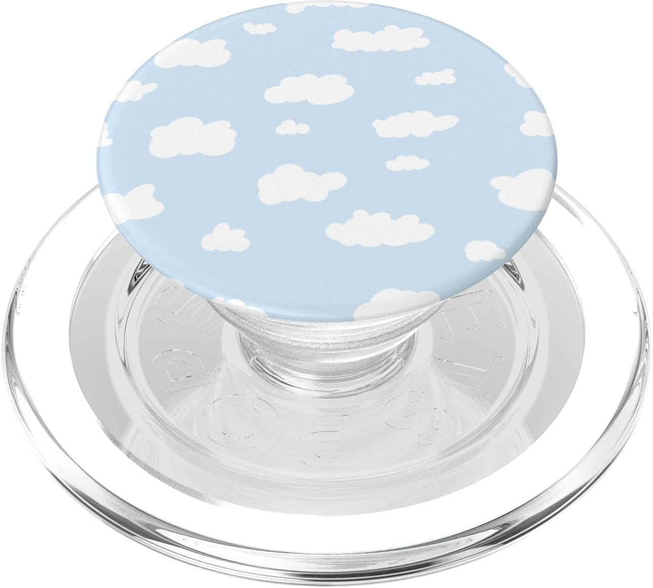 Clouds Cloudy Sky Aesthetic Cloud Pattern PopSockets PopWallet for MagSafe