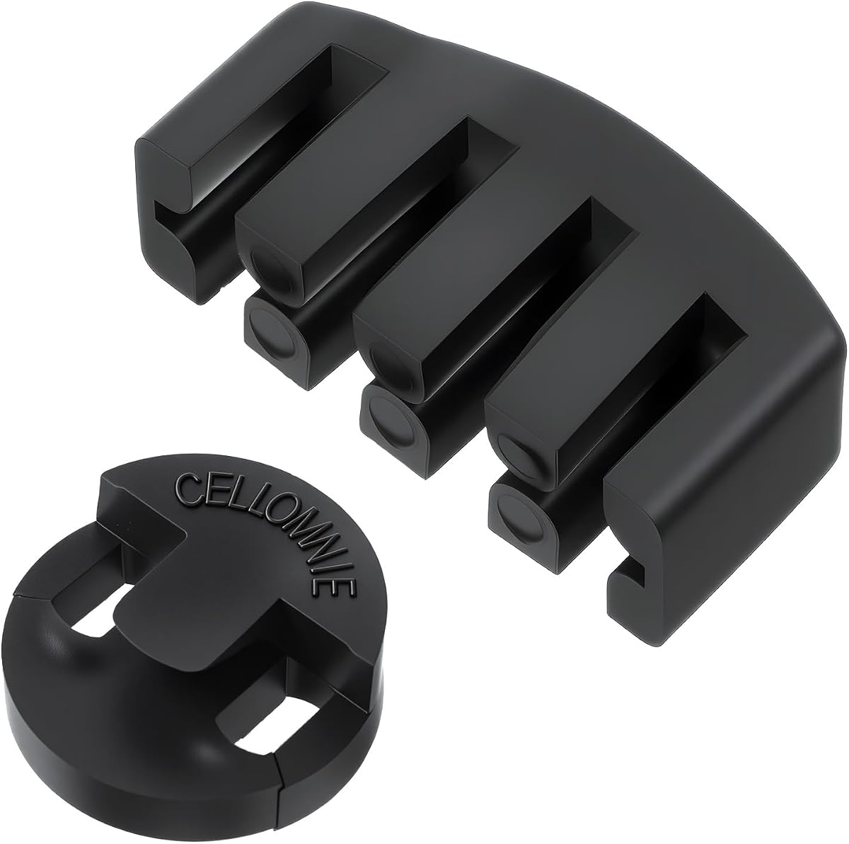 2 Pcs Rubber Cello Mute Cello Practice Cello Mute Celloes Accessories for Practice and Performance, Black