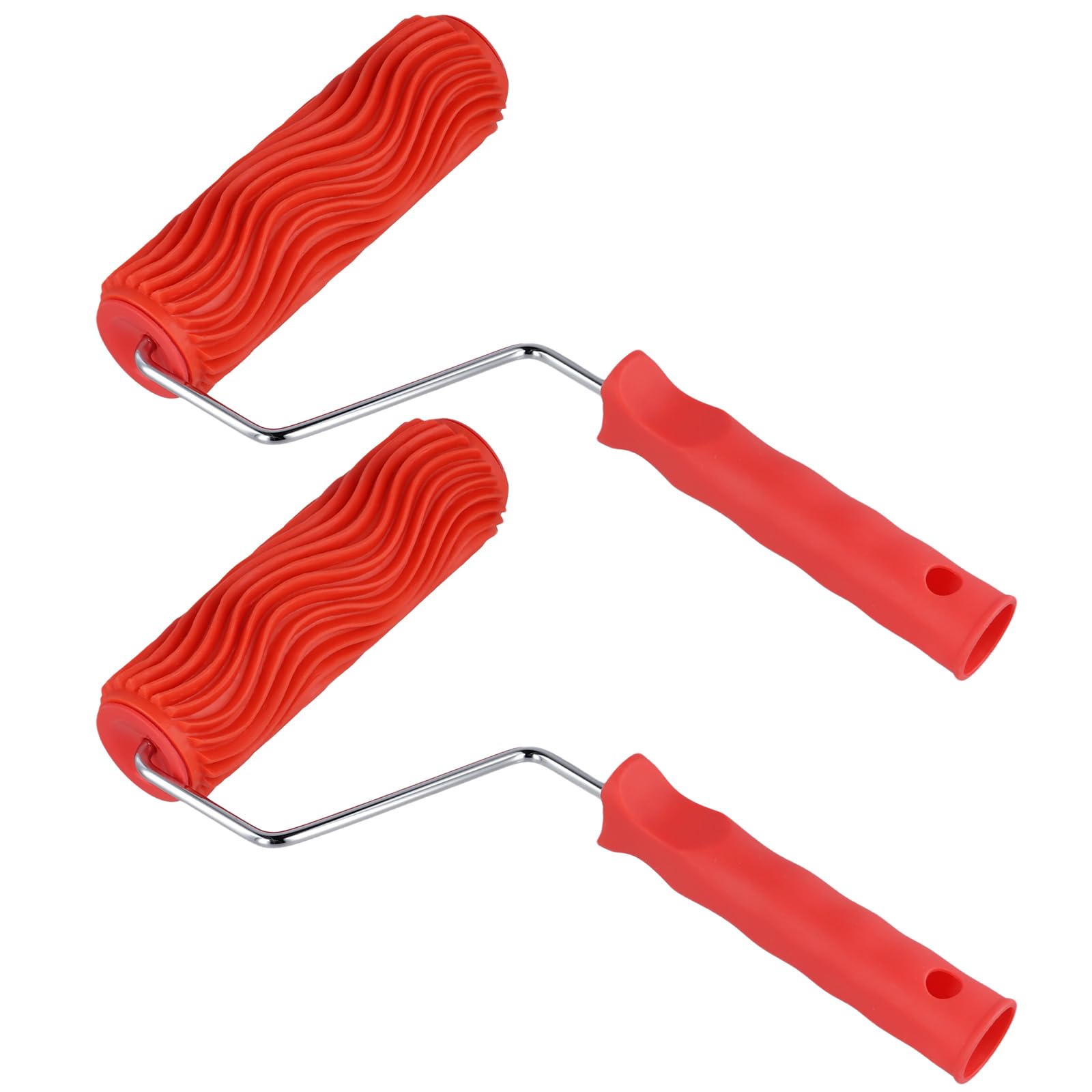 Wa?ek do kleju do drewna, 2 sztuki, bardzo mocny wa?ek do szybkiego i równomiernego nak?adania kleju, silikonowy wa?ek z metalowym uchwytem, dla majsterkowiczów i majsterkowiczów, 17,5 x 32