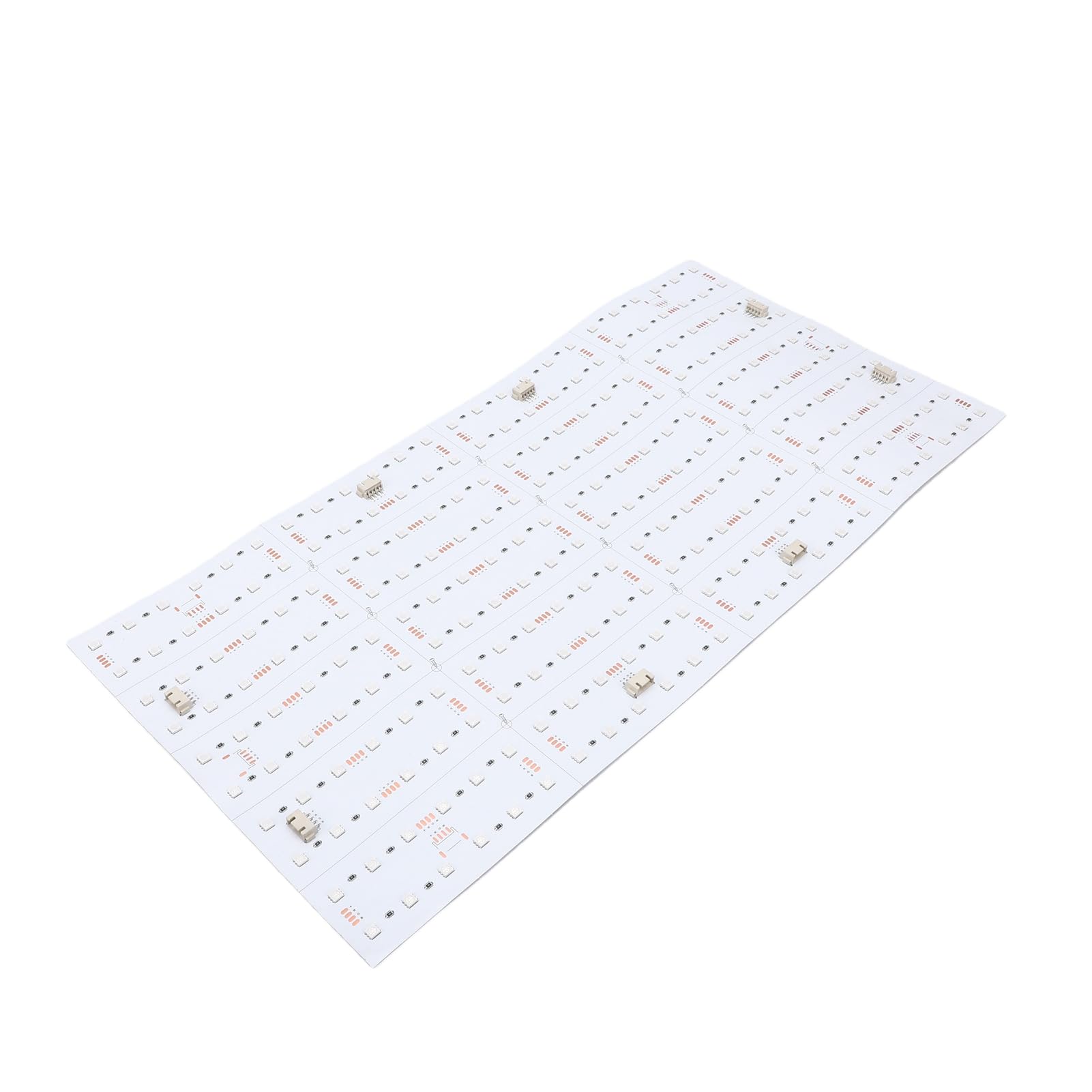 Topiky LED-Hintergrundbeleuchtungsfolie, 20 Stück, Flexible RGB-Lichtpaneele für den Heim- und Hotelgebrauch, 245 X 500 Mm