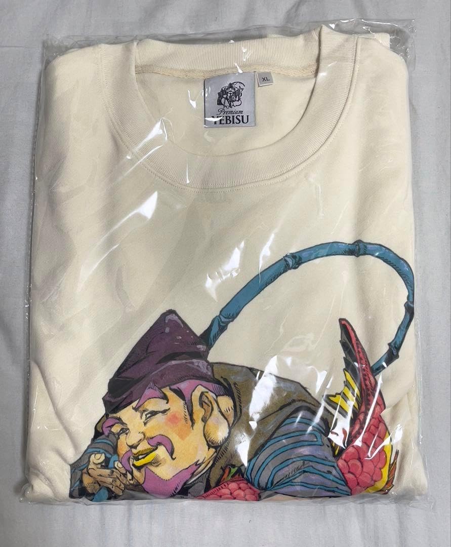荒木飛呂彦　エビスビール　トレーナー ヱビス 荒木飛呂彦描き下ろしデザイン トレーナー 恵比寿様