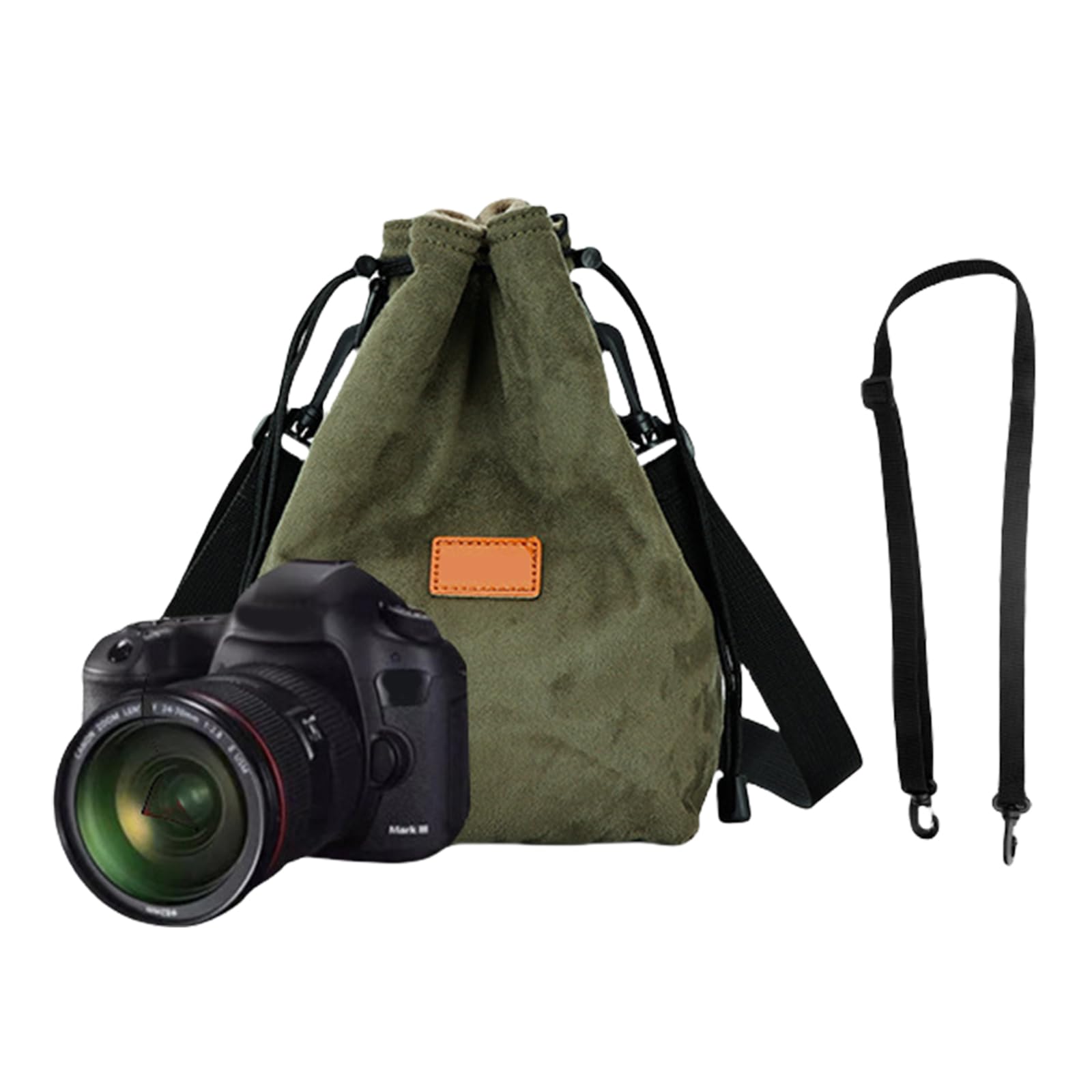 Jazuaiao Camera Lens Bag Camera Lens Pouches for Drawstring Case Pouches Bag Protective Case Accessories