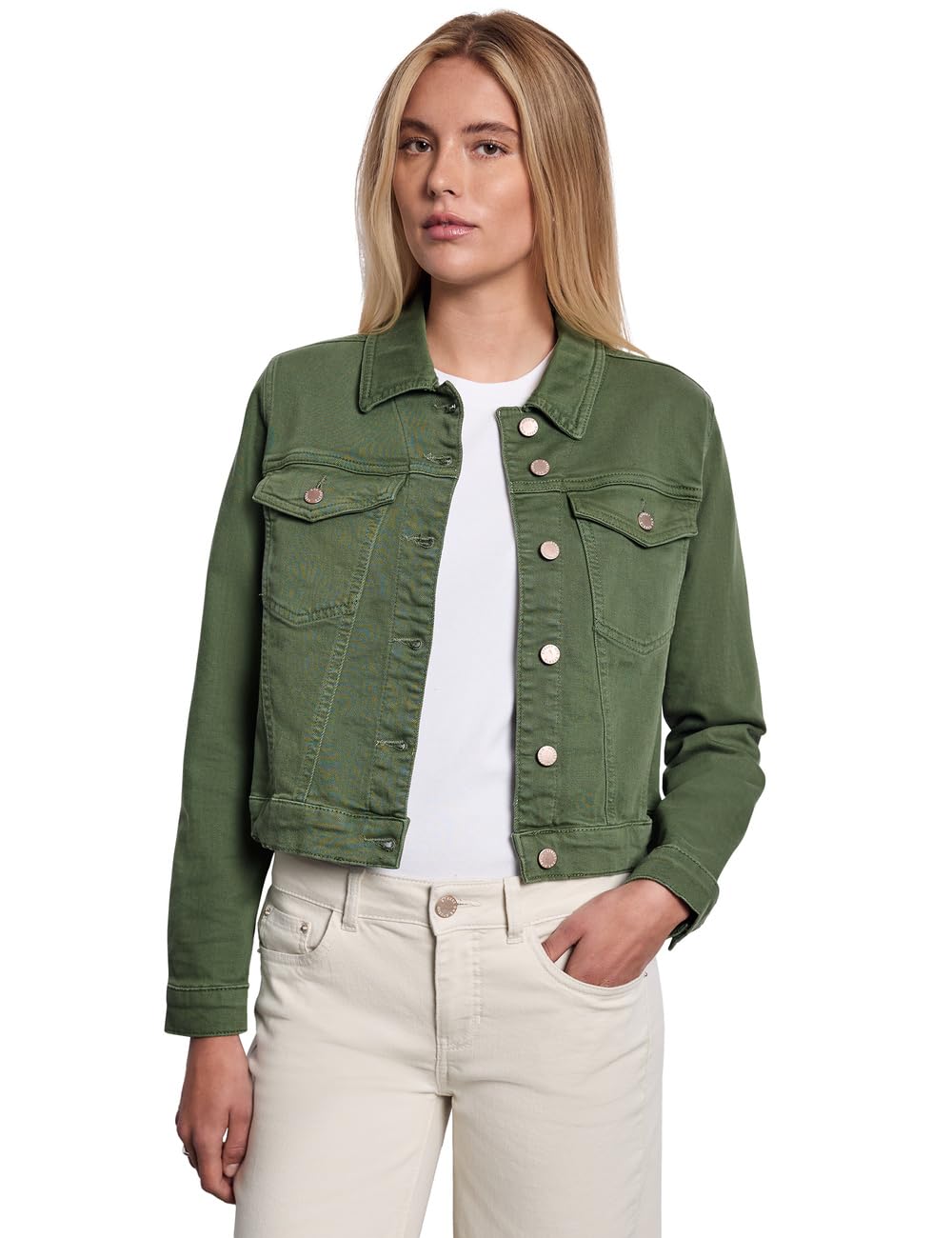 Street One Studio F212641 Jeans, Green Wash, Taglia Unica