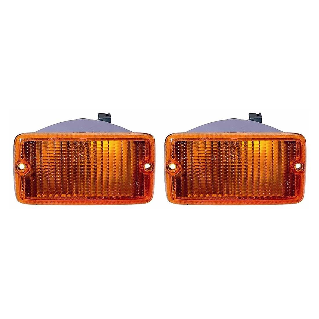 Taungkan Left Right Parking Light Assembly 2PC for Jeep Wrangler 1998 1999 2000 1997