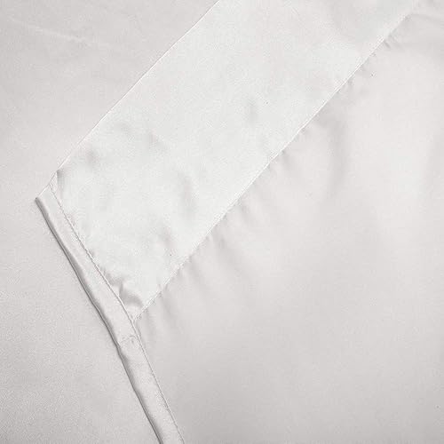 Miniatura 10 de Sábanas de satén tamaño King, sábanas de seda negra, juego de ropa de cama suave de 4 piezas con 1 sábana bajera de bolsillo profundo, 1 sábana