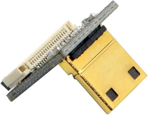 Vista 60 de chenyang Grosor 0.012 in Paso 0.020 in 20Pin Cinta Flexible Cable plano 1.64FT/0.5M para conector HDMI, Raspberry Pi, GoPro, Mini Display, Dron