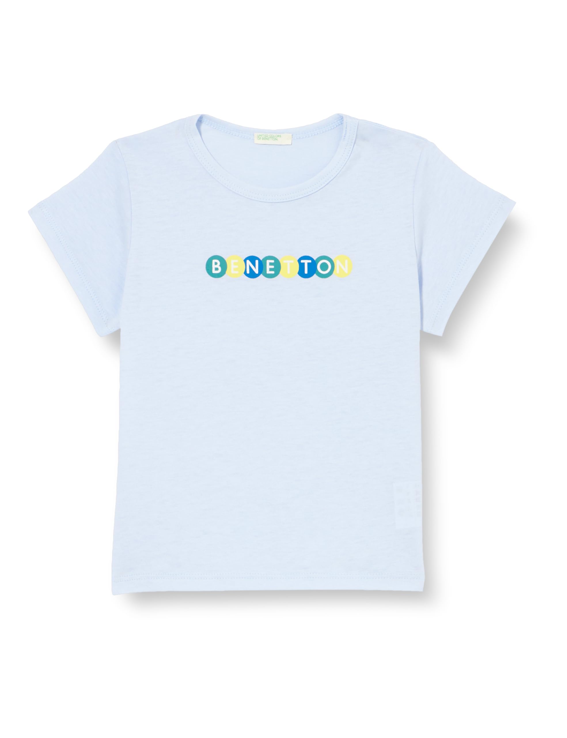United Colors of Benetton Unisex Baby T 3I1XA1052 Short Sleeve Shirt, Blu, 56 cm