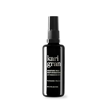 Kari Gran Moisture Milk Deep Hydration Mist Pro-Ceramide & Niacinamide Facial Hydrating Mist, Featherlight Milky Moisturizer + Vitamin C, Aloe & Calendula Restores Skin Barrier, 1.7 Fl Oz